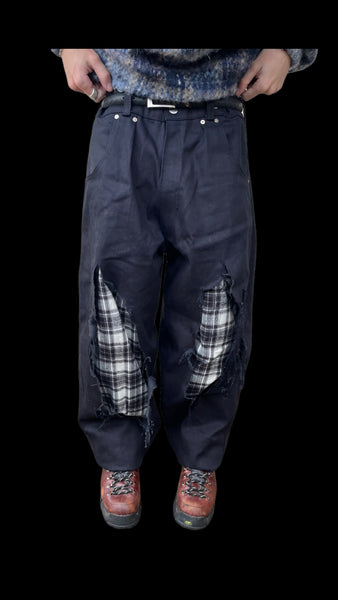 Flannel Linned "CUT OUT" pants